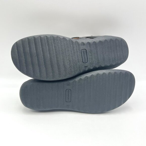 10W‎ 10 WIDE WIDTH Rockport Ramona Black Patent Sandals Shoes - Picture 9 of 12